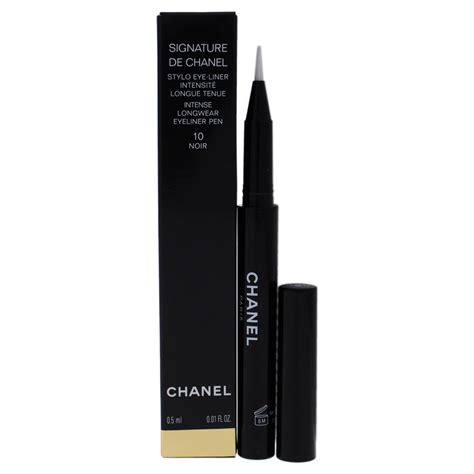 ecriture de chanel stylo eyeliner pen noir|Chanel eyeliner noir intense.